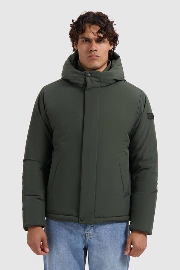 PURE PATH Heren Jassen Active Flex Parka Olijf