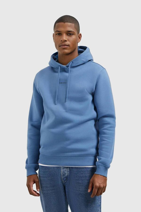 PURE PATH Heren Polo's & T-shirts Regular Fit T-shirts Blauw - Foto 6