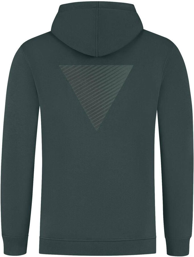 PURE PATH Heren Truien & Vesten Regular Fit Hoodie Ls Sweaters Donkergroen - Foto 5