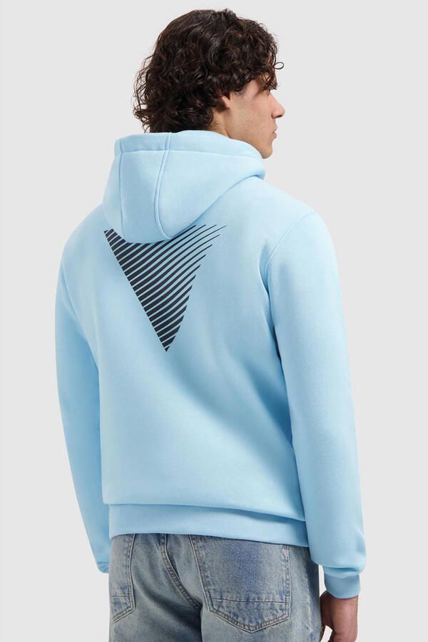 Pure Path hoodie met backprint lichtblauw - Foto 2