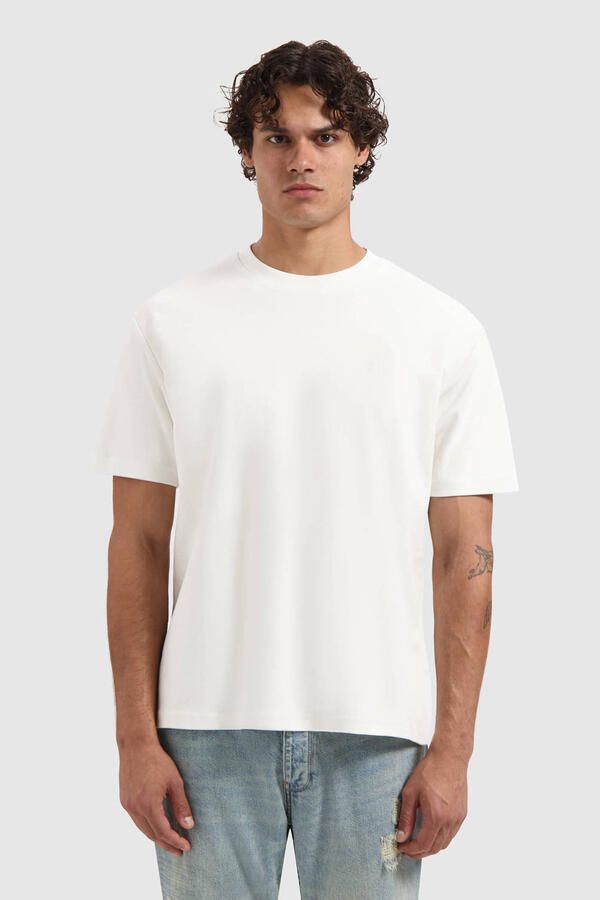 Pure Path oversized T-shirt ecru