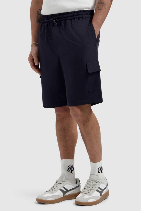 Pure Path regular cargo short donkerblauw
