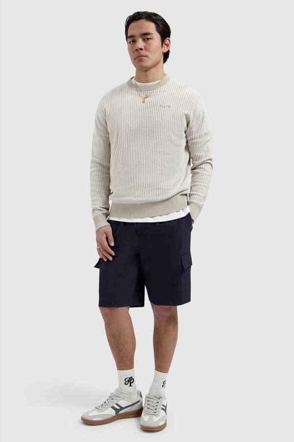 Pure Path regular cargo short donkerblauw - Foto 3
