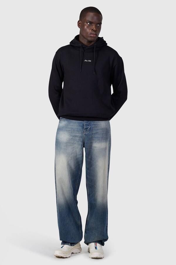 Pure Path regular fit hoodie met backprint zwart - Foto 2