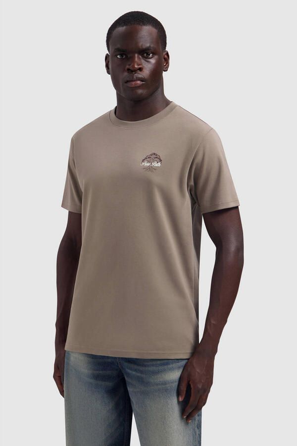 PURE PATH Heren Polo's & T-shirts Rooted Tree Taupe - Foto 5