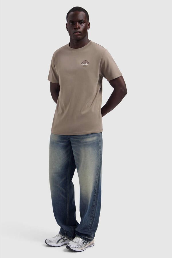 PURE PATH Heren Polo's & T-shirts Rooted Tree Taupe - Foto 7