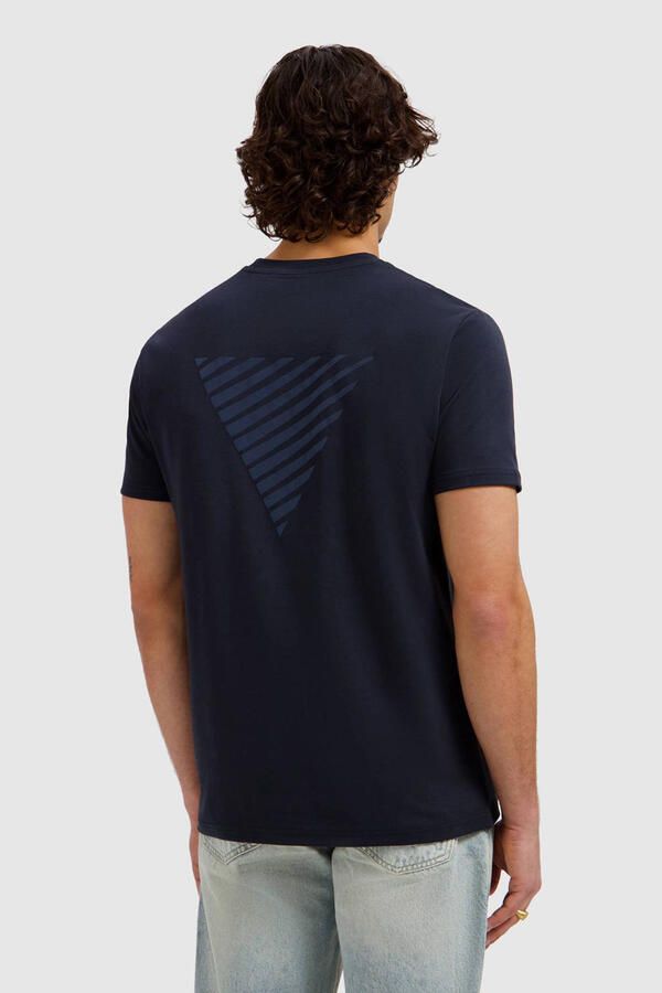 Pure Path regular T-shirt met backprint donkerblauw - Foto 3