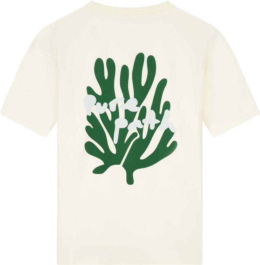 Pure Path regular T-shirt met backprint ecru - Foto 2