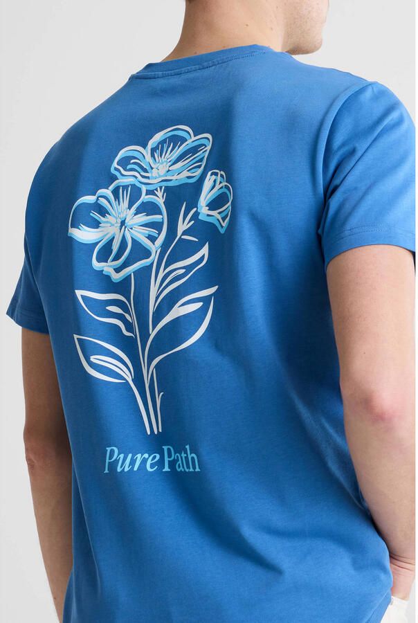 Pure Path regular T-shirt met backprint - Foto 2