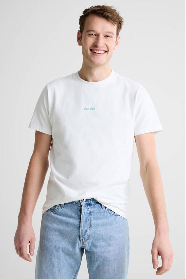 Pure Path regular T-shirt met backprint