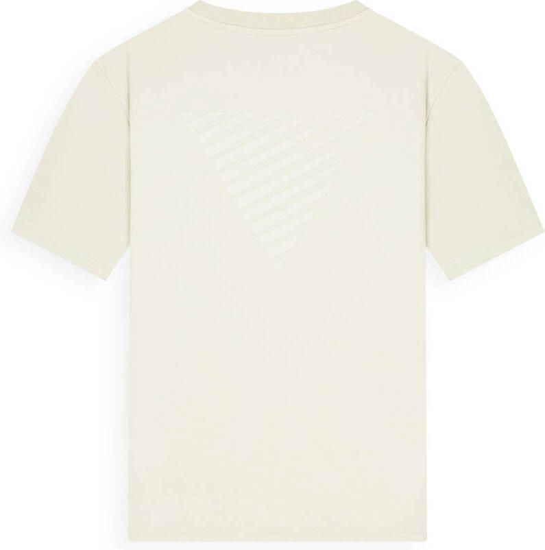 PURE PATH Heren Polo's & T-shirts Essential Triangle Tee Zand - Foto 6