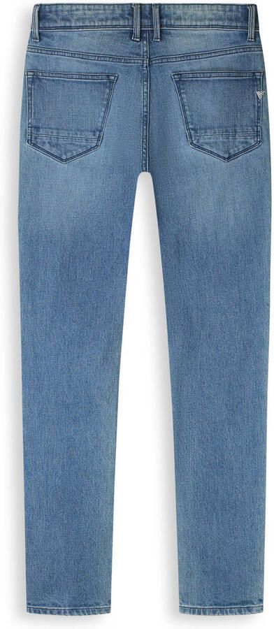 PURE PATH Heren Jeans The Ryan Slim Fit Jeans Blauw - Foto 7