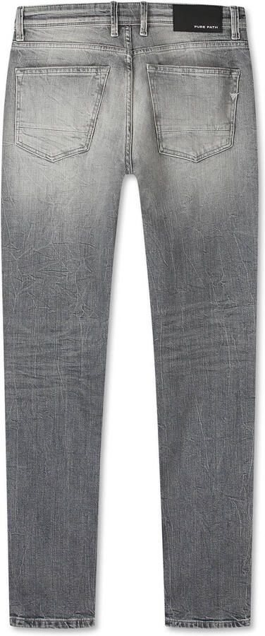 Pure Path Ryan slim fit jeans denim mid grey - Foto 2
