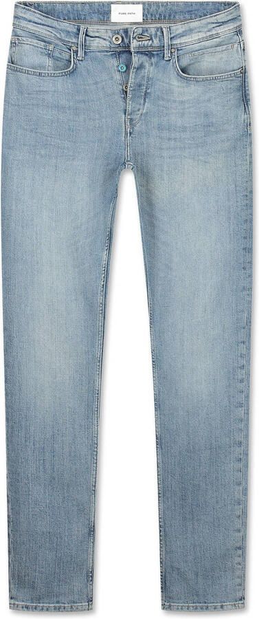 Pure Path Ryan slim fit jeans lichtblauw