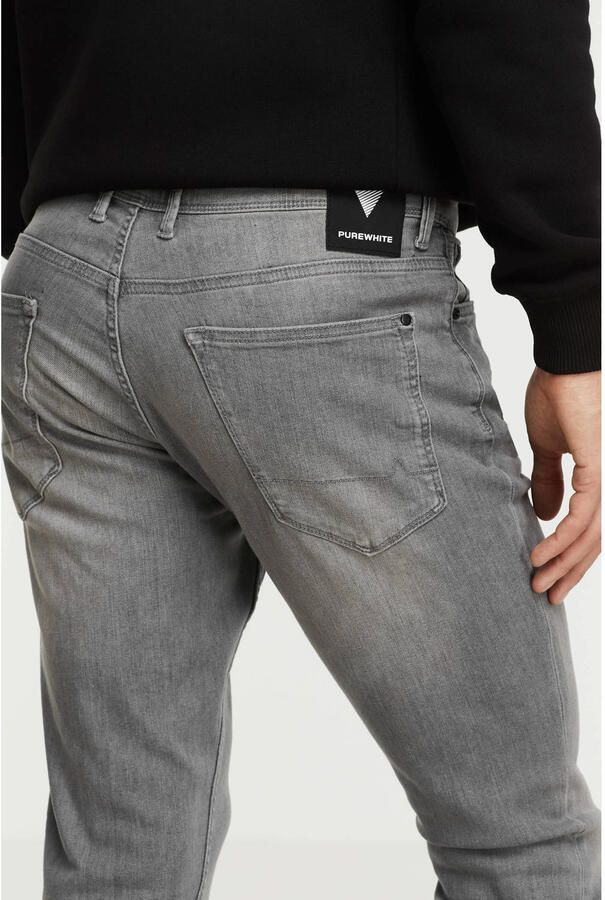 Pure Path skinny jeans The Jone W0105 ESSENTIALS denim light grey - Foto 3