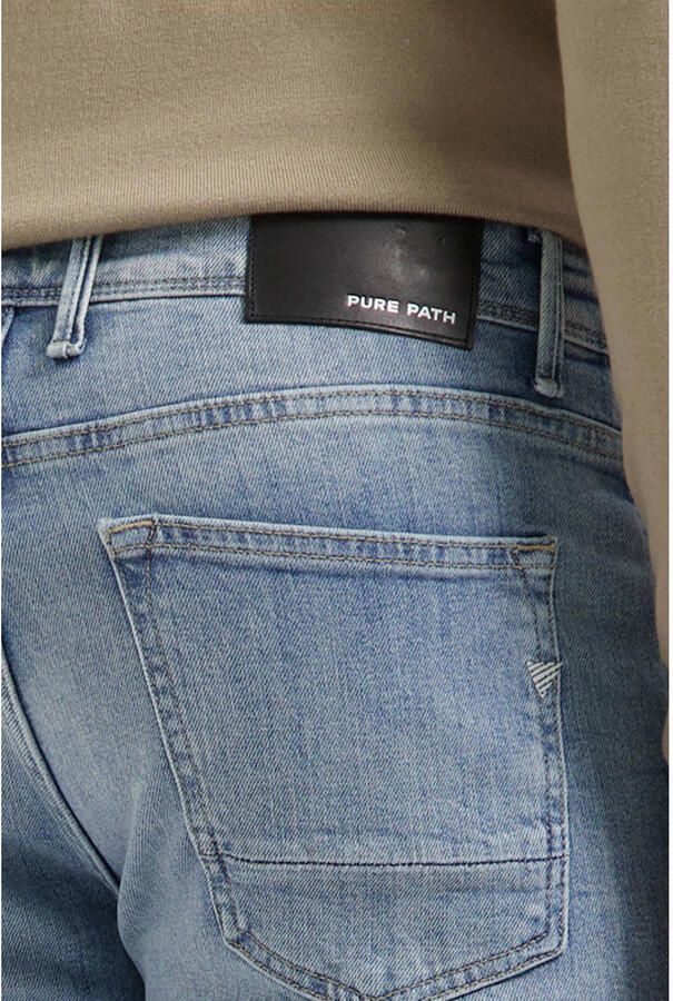 Pure Path slim fit jeans Ryan denim light blue - Foto 5