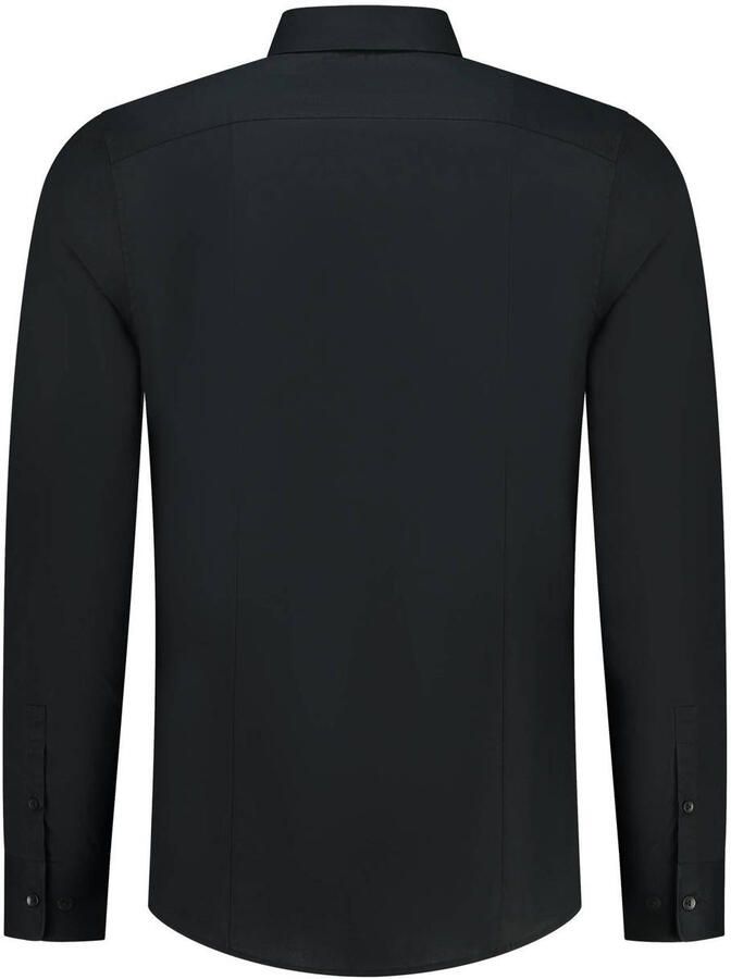 PURE PATH Heren Overhemden Essential Casual Shirt Zwart - Foto 5