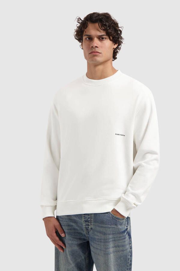 Pure Path sweater wit
