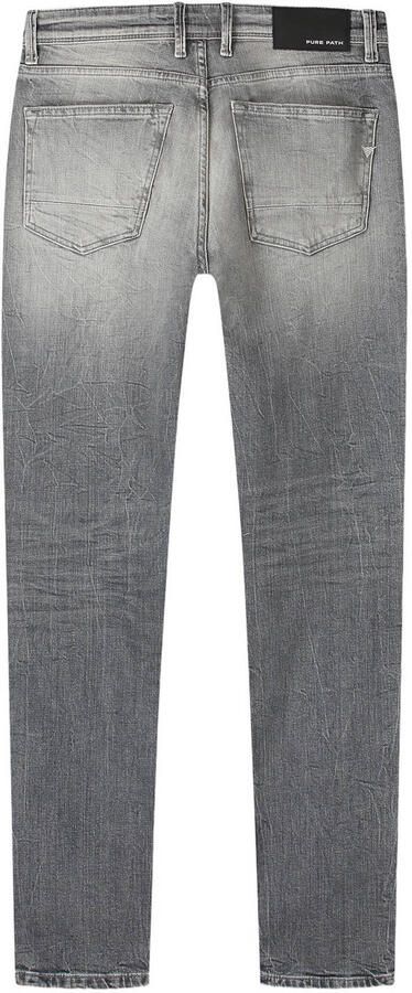 Pure Path The Ryan slim fit jeans grijs - Foto 3