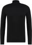 PUREWHITE Heren Truien & Vesten Essential Knit Mockneck Ls Zwart - Thumbnail 2