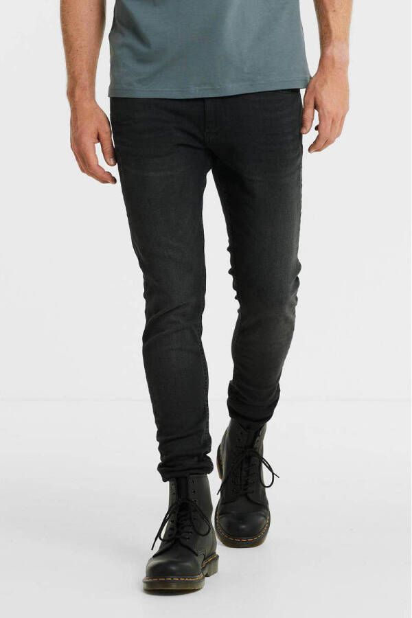 Purewhite skinny jeans The Dylan W0107 denim dark grey
