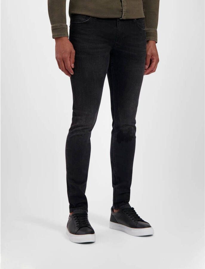 PureWhite Heren Skinny Jeans Donkergrijs Black Heren