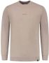 PUREWHITE Heren Truien & Vesten Crewneck With Front Print And Back Artwork Taupe - Thumbnail 2