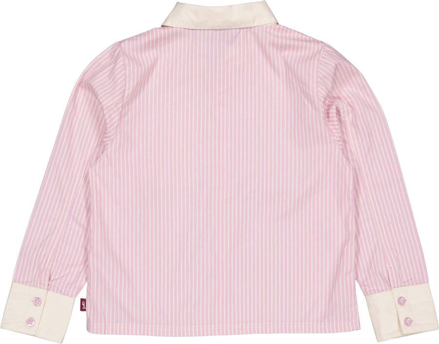 QPI gestreepte blouse lichtroze - Foto 2