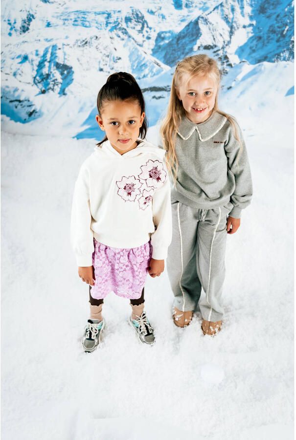 QPI hoodie met print wit - Foto 3