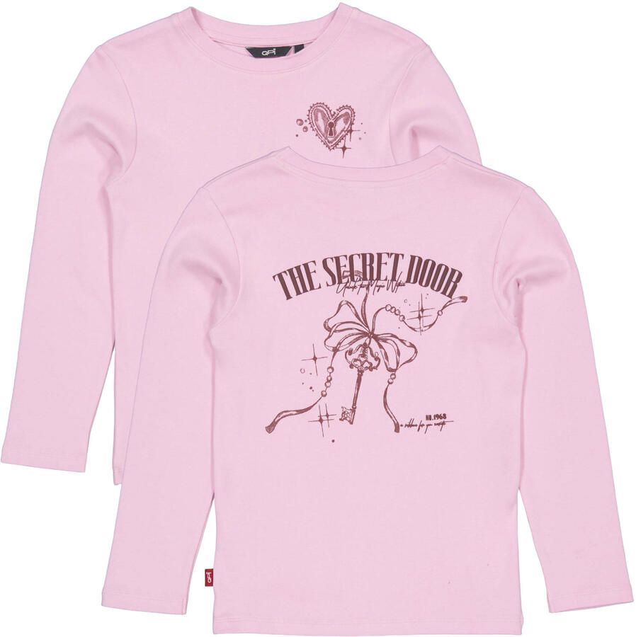 QPI longsleeve met backprint roze - Foto 2