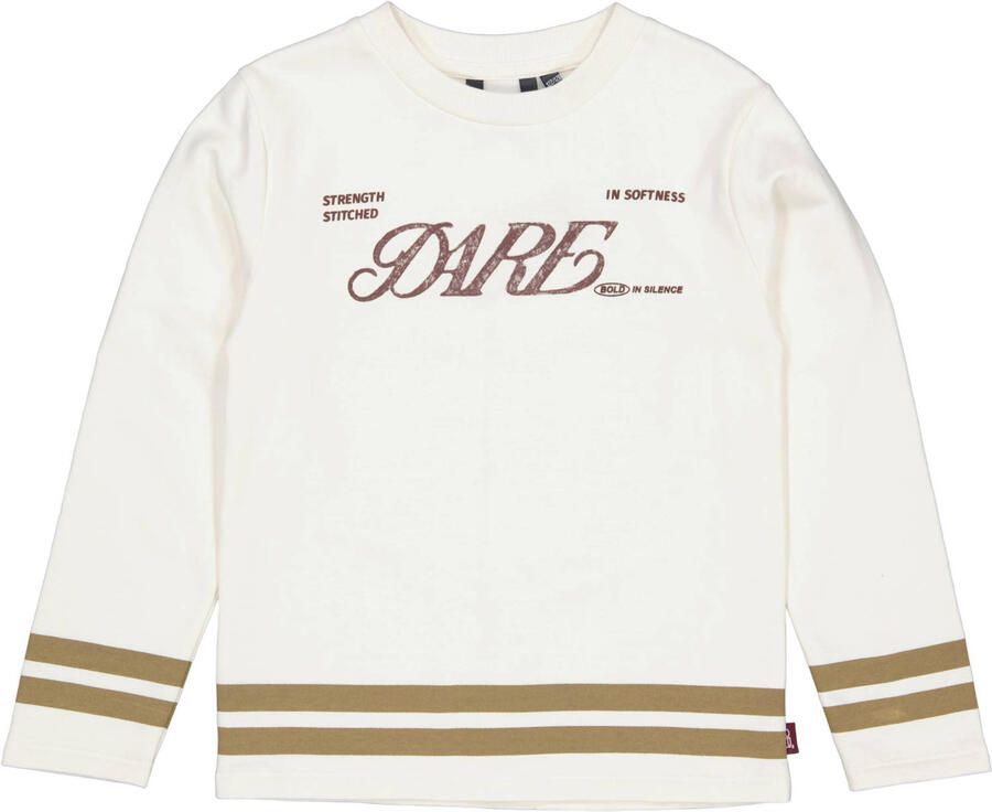 QPI longsleeve met backprint wit