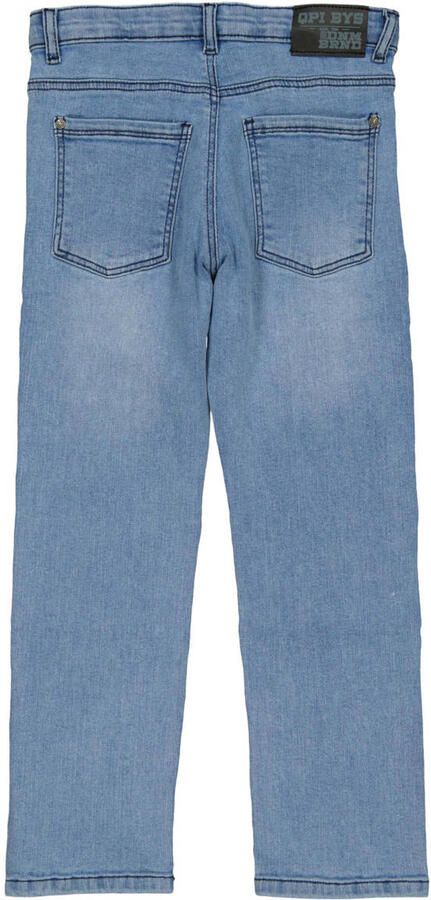 QPI regular fit jeans mediumblauw Jongens Stretchdenim Effen - Foto 2