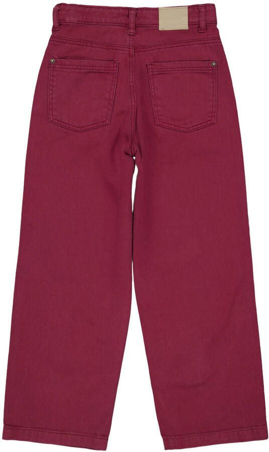 QPI straight leg jeans donkerrood