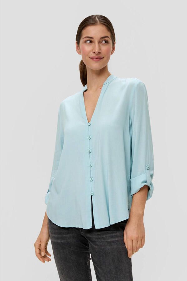 Q S by s.Oliver blouse lichtblauw - Foto 2