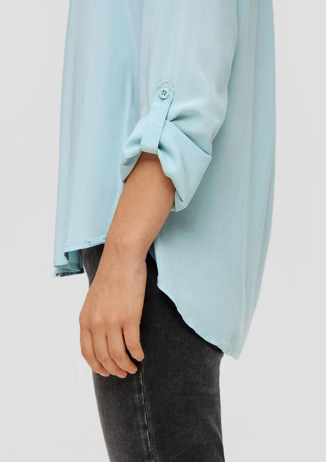 Q S by s.Oliver blouse lichtblauw