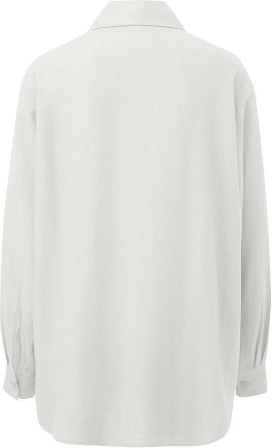 Q S designed by Blouse met lange mouwen van een linnenmix met viscose - Foto 3