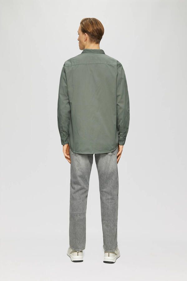 Q S designed by Overhemd met lange mouwen met manchetten