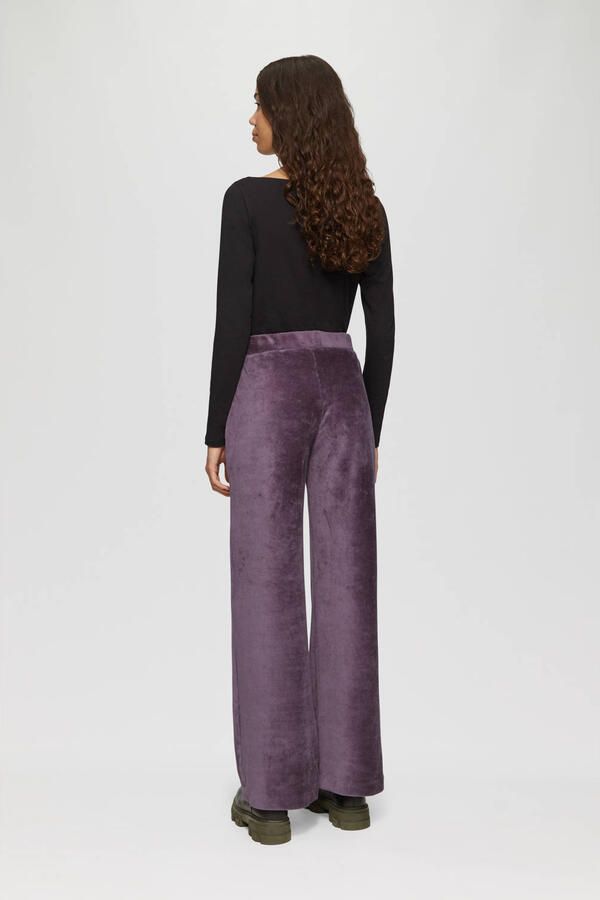 Q S by s.Oliver corduroy straight fit broek paars - Foto 2