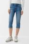 Q S by s.Oliver cropped slim fit jeans CATIE light blue - Thumbnail 1