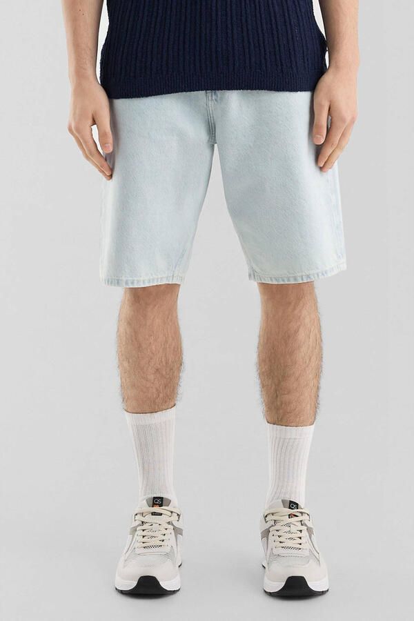 Q S by s.Oliver denim loose short lichtblauw