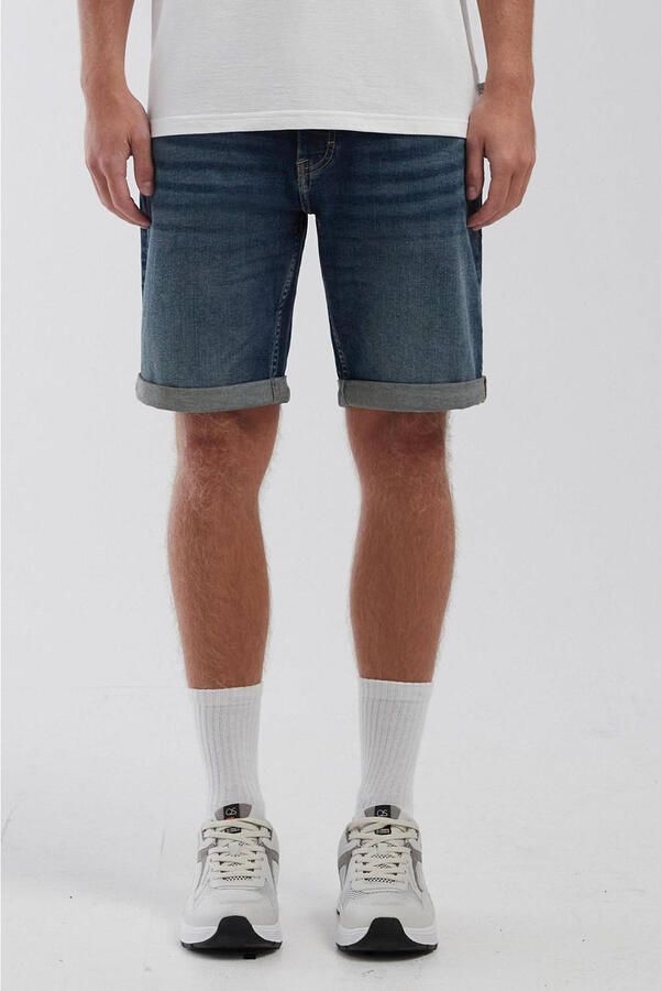 Q S by s.Oliver denim regular short dark blue denim