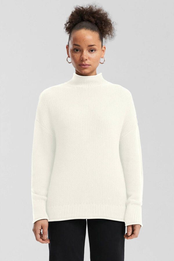 Q S by s.Oliver gebreide trui ecru - Foto 2