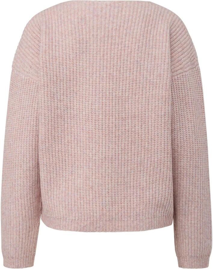 Q S designed by Gebreide trui in gemêleerde look - Foto 3