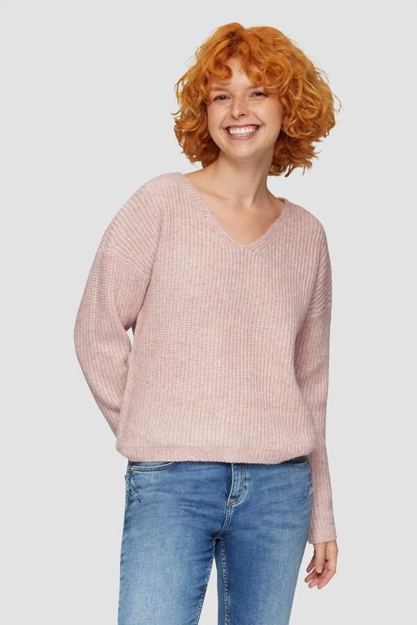 Q S designed by Gebreide trui in gemêleerde look - Foto 2