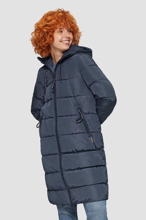 Q S by s.Oliver gewatteerde winterjas donkerblauw - Foto 2