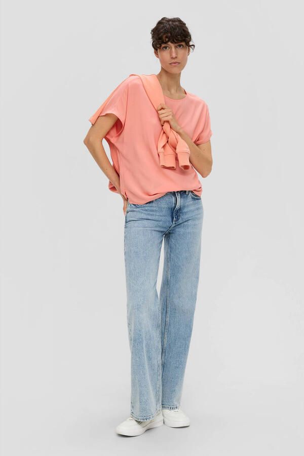 Q S designed by Blouse met korte mouwen met rugsplit - Foto 3