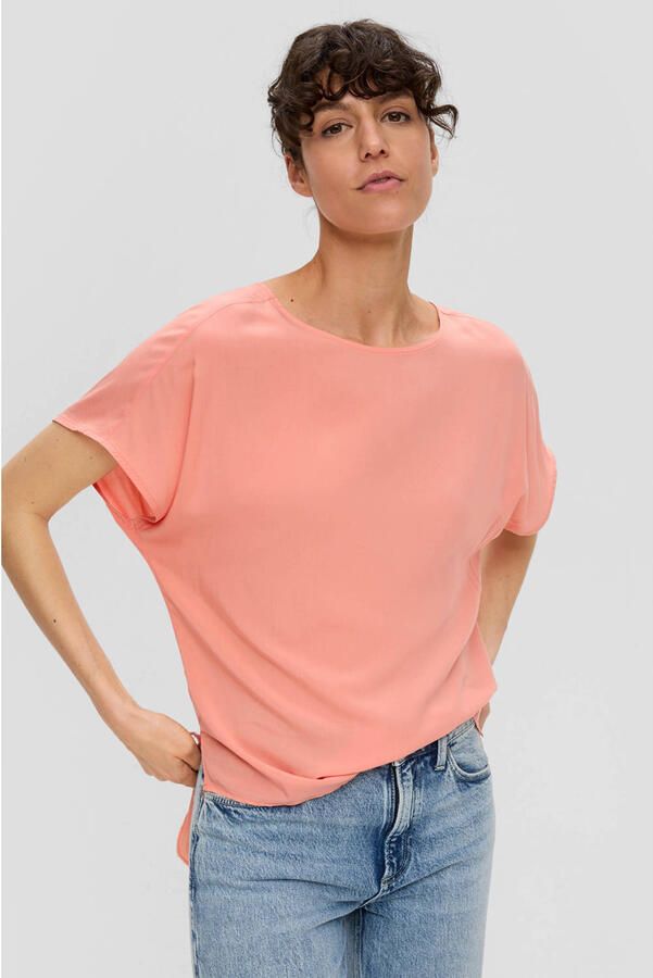 Q S designed by Blouse met korte mouwen met rugsplit - Foto 2