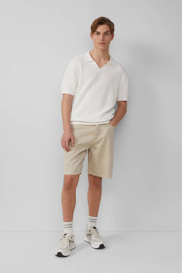 Q S by s.Oliver loose bermuda short beige