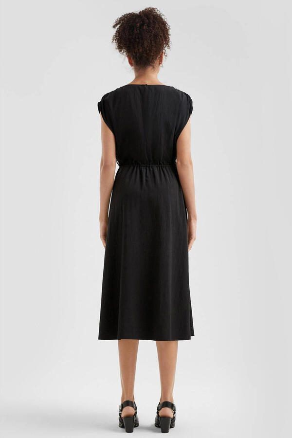 Q S by s.Oliver midi jurk zwart - Foto 3