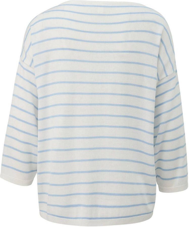 Q S designed by Trui met 3 4 mouwen met gestreept patroon - Foto 3